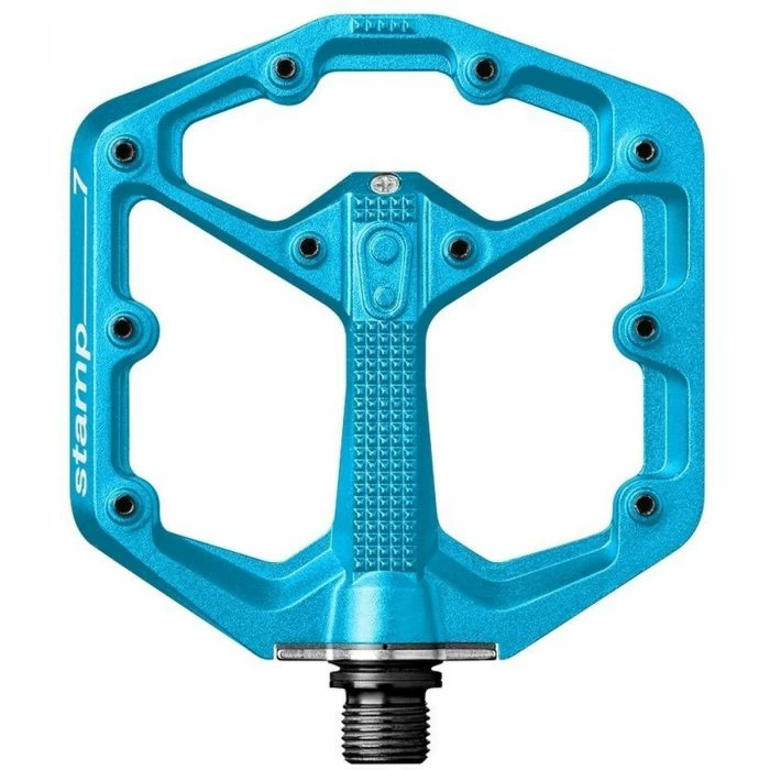 CrankBrothers Stamp 7 Flatpedal Electric Blue Small
