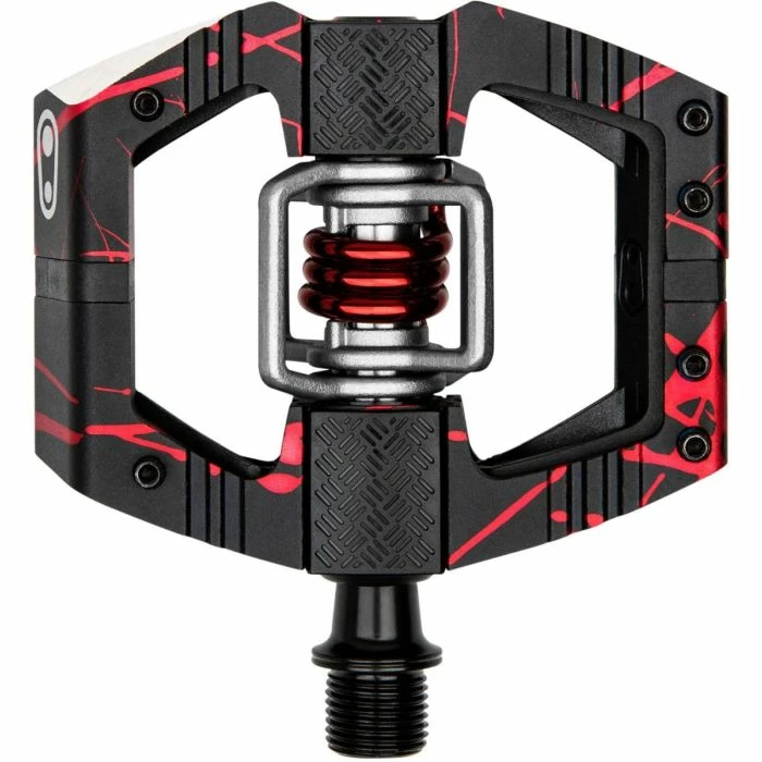 CrankBrothers Mallet Enduro LS Enduro Klickpedal, Splatter Limited Edition Black Red