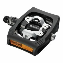 Shimano PD-T400 SPD Click`R Klick/Plattform Pedal Leichter Ausstieg Inkl. Cleats Black