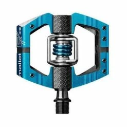 CrankBrothers Mallet E Enduro Klick/Plattformpedal Inkl. Premium Cleats, Electric Blue