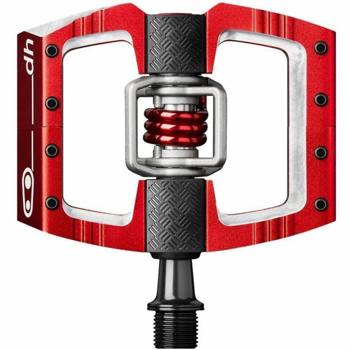 CrankBrothers Mallet DH/Race Klick/Plattformpedal Pedale Inkl. Premium Cleats, Red