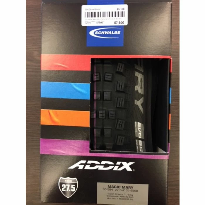 Schwalbe Magic Mary Faltreifen 27,5x2,35 (60-584) Addix Ultrasoft, Super Gravity, TubelessEasy, Evolution Line