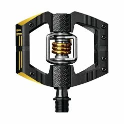 CrankBrothers Mallet E11 Enduro Klick/Plattformpedal Inkl. Premium Cleats, Black Gold