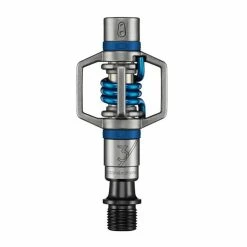 CrankBrothers Eggbeater 3 Pedale Inkl. Premium Cleats, Silver Electric Blue
