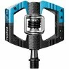 CrankBrothers Mallet E LS Enduro Klick/Plattformpedal Inkl. Premium Cleats, Black Electric Blue