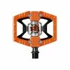 CrankBrothers Double Shot 2 Klick- Plattformpedal Orange Black Orange