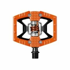 CrankBrothers Double Shot 2 Klick- Plattformpedal Orange Black Orange