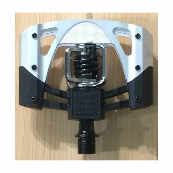 CrankBrothers Mallet 2 Klick/Plattformpedal Inkl. Premium Cleats, Black Silver