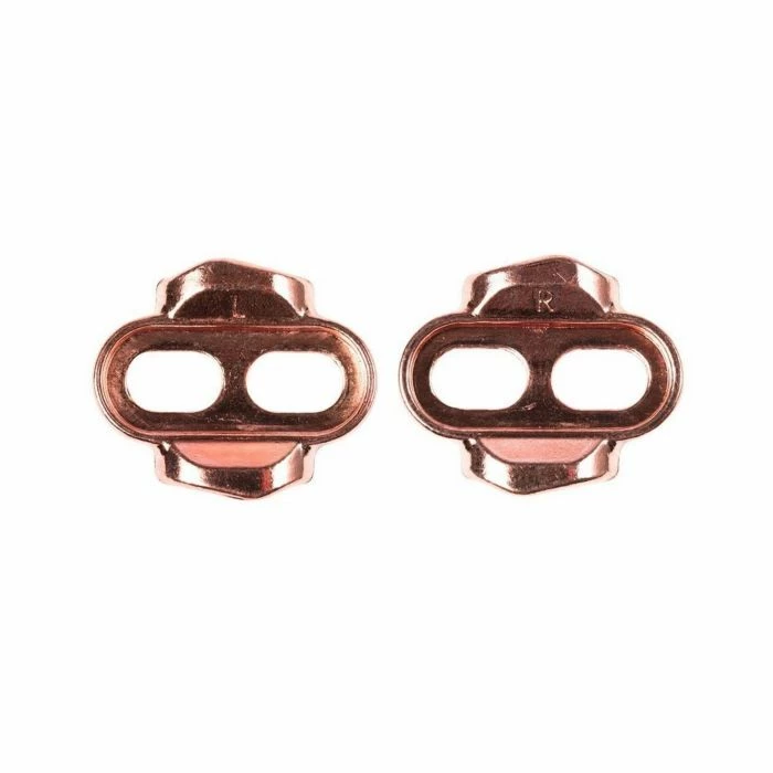 CrankBrothers Premium Standard Release Cleats Pedaleplatten Messing, Auslösewinkel 15 Grad - Spiel 6 Grad