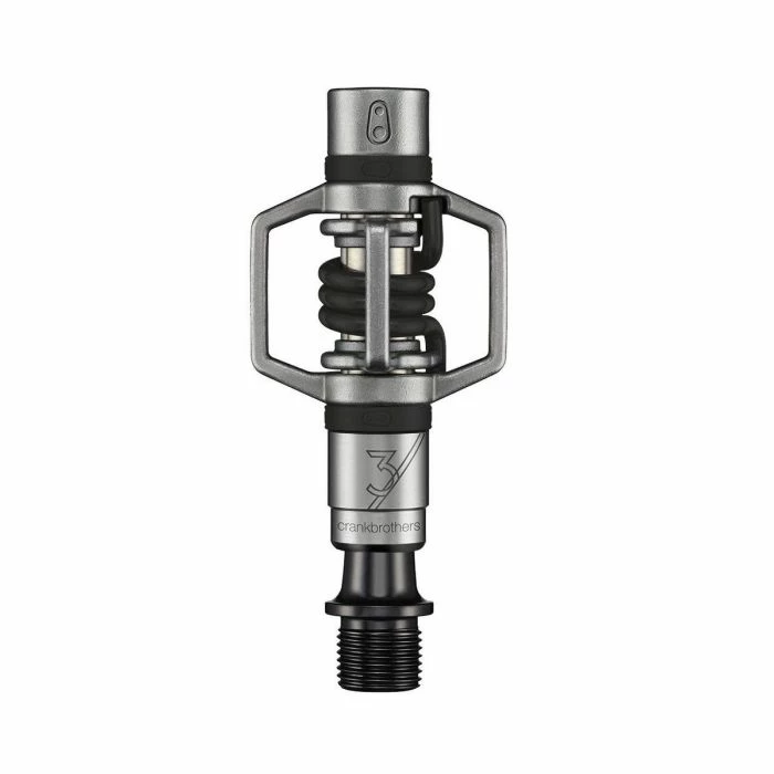 CrankBrothers Eggbeater 3 Pedale Inkl. Premium Cleats, Silver Black
