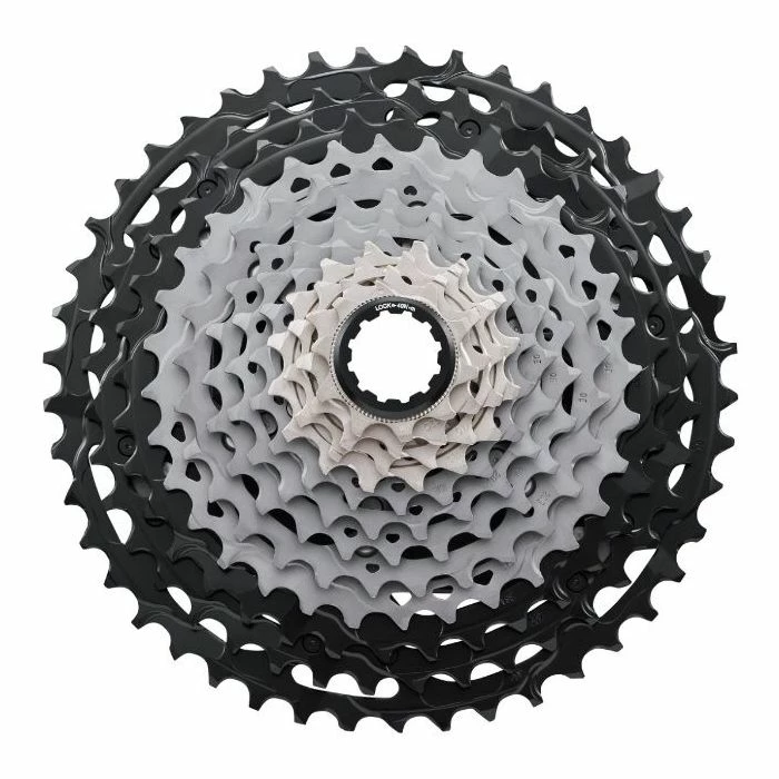 Shimano CS-M9100-A XTR Kassette, 12-fach, Silver Black, 10-51 Zähne