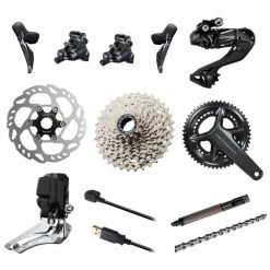 Shimano 105 DI2 Gruppe R7100, Inkl. Bremsen, 2x12 / 50-34 / 172,5mm / 11-34