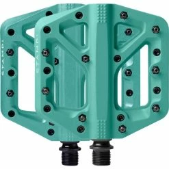 CrankBrothers Stamp 1 Flatpedal Splash Edition Torquoise
