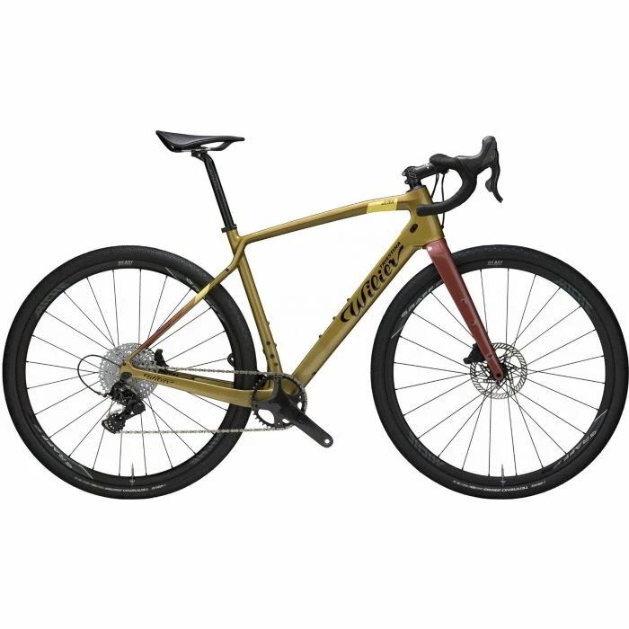 Wilier Jena Sram Force Etap Axs, Miche Graff , Olive Green Glossy