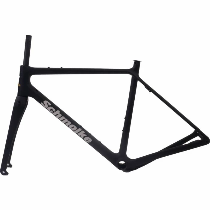 Schmolke Gravel Infinity Rahmenset Schwarz Matt Weiss Glänzend