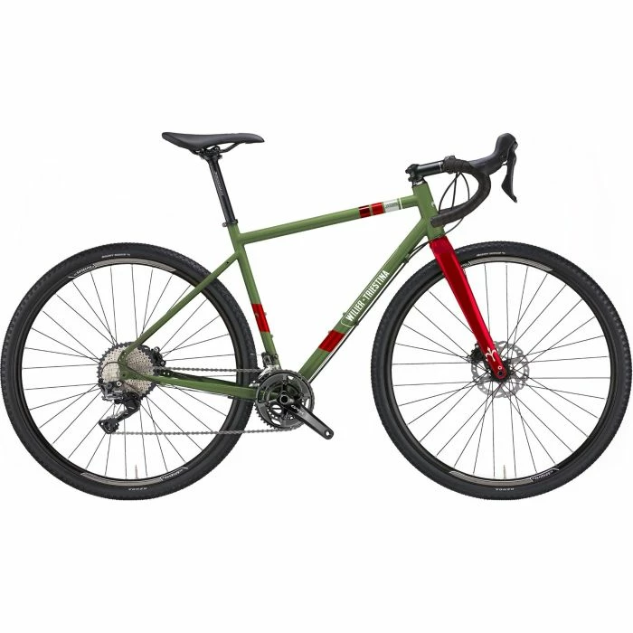 Wilier Jaroon Shimano GRX 2x11,Triestina DD28, Olive Green Glossy