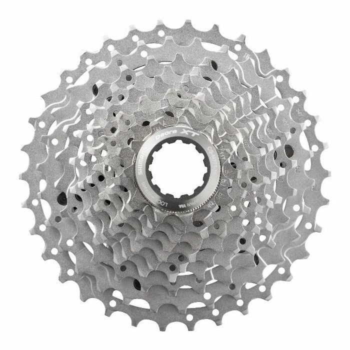 Shimano CS-M771 Deore XT Kassette, 10-fach, Silver