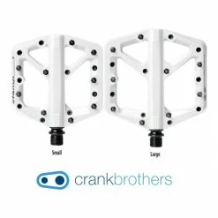 CrankBrothers Stamp 1 Flatpedal Limited Edition White Black