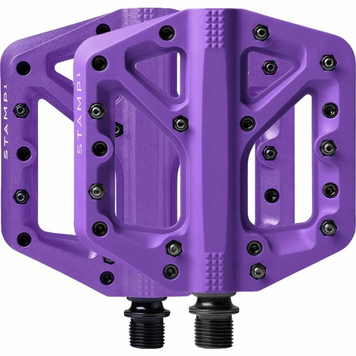 CrankBrothers Stamp 1 Flatpedal Splash Edition Purple
